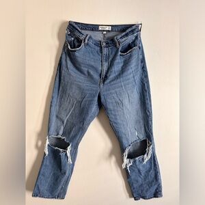 Abercrombie & Fitch Ankle Straight jeans